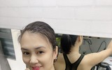 Nóng bỏng sắc vóc hoa khôi bóng chuyền Kim Huệ ở tuổi 40