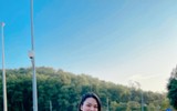 Vẻ đẹp Hoa khôi bóng chuyền Thu Hoài