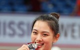 Vẻ đẹp Hoa khôi bóng chuyền Thu Hoài