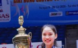 Vẻ đẹp gây thương nhớ của nữ Trung úy ở giải bóng chuyền quốc gia