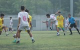 Chùm ảnh loạt trận 8h30 sáng 12-11