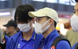 Dàn sao Công an Hà Nội tươi rói lên đường dự Asian Cup cùng ĐT Việt Nam