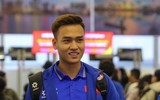 Dàn sao Công an Hà Nội tươi rói lên đường dự Asian Cup cùng ĐT Việt Nam