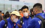 Dàn sao Công an Hà Nội tươi rói lên đường dự Asian Cup cùng ĐT Việt Nam