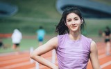 'Nữ thần điền kinh' xinh như mộng trên đường chạy