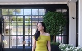 Madam Pang khoe dáng đẹp ở Thụy Sĩ