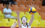 Dung nhan 'chân dài' 17 tuổi cao 1m9 của bóng chuyền Việt Nam