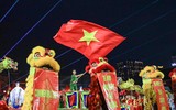 Hình ảnh cuốn hút từ Lễ khai mạc Giải bóng đá Công an, Cảnh sát ASEAN mở rộng 2025