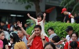 Hình ảnh gần gũi và nhân văn của lực lượng Công an Thủ đô tại tổng duyệt A80