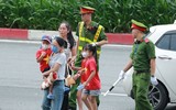 Hình ảnh gần gũi và nhân văn của lực lượng Công an Thủ đô tại tổng duyệt A80
