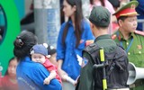 Hình ảnh gần gũi và nhân văn của lực lượng Công an Thủ đô tại tổng duyệt A80