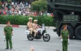 Hình ảnh gần gũi và nhân văn của lực lượng Công an Thủ đô tại tổng duyệt A80