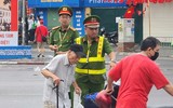 Hình ảnh gần gũi và nhân văn của lực lượng Công an Thủ đô tại tổng duyệt A80