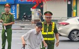 Hình ảnh gần gũi và nhân văn của lực lượng Công an Thủ đô tại tổng duyệt A80