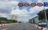 Cầu vượt nút giao Nguyễn Văn Huyên 580 tỷ đồng sắp khánh thành
