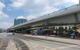 Cầu vượt nút giao Nguyễn Văn Huyên 580 tỷ đồng sắp khánh thành
