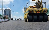 Cầu vượt nút giao Nguyễn Văn Huyên 580 tỷ đồng sắp khánh thành