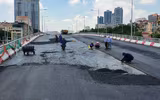 Cầu vượt nút giao Nguyễn Văn Huyên 580 tỷ đồng sắp khánh thành