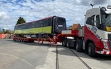 Cận cảnh quá trình vận chuyển đoàn tàu đầu tiên tuyến metro Nhổn- Ga Hà Nội tại cảng Dunkirk