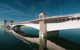 Cận cảnh hình ảnh cầu Trần Hưng Đạo theo phong cách cổ điển Đông Dương