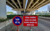 Ngắm cầu vòm thép đi thấp qua hồ Linh Đàm dành cho xe máy
