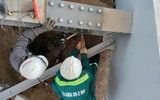 Ngắm cầu vòm thép đi thấp qua hồ Linh Đàm dành cho xe máy