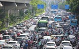 Chính thức phân làn riêng biệt cho ô tô, xe máy trên đường Nguyễn Trãi