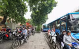 Chính thức phân làn riêng biệt cho ô tô, xe máy trên đường Nguyễn Trãi