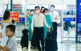 Dòng người ùn ùn đổ về sân bay quốc tế Nội Bài rời Thủ đô nghỉ lễ Quốc khánh