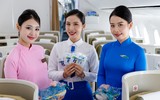 Tái hiện lịch sử đồng phục tiếp viên trên những chuyến bay đặc biệt