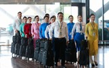 Tái hiện lịch sử đồng phục tiếp viên trên những chuyến bay đặc biệt