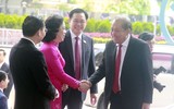 Hình ảnh lãnh đạo Đảng, Nhà nước dự Đại hội đại biểu lần thứ XVII Đảng bộ thành phố Hà Nội
