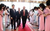 Hình ảnh lãnh đạo Đảng, Nhà nước dự Đại hội đại biểu lần thứ XVII Đảng bộ thành phố Hà Nội