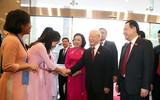 Hình ảnh lãnh đạo Đảng, Nhà nước dự Đại hội đại biểu lần thứ XVII Đảng bộ thành phố Hà Nội