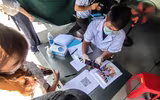 [ẢNH] Chuyến thị sát, kiểm tra chống dịch dày đặc của Trưởng Ban chỉ đạo phòng chống Covid-19 Hà Nội