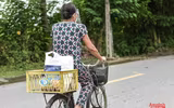 [ẢNH] Cận cảnh “Siêu thị mini 0 đồng’’ đầu tiên ở Hà Nội cho người lao động, sinh viên khó khăn vì giãn cách xã hội