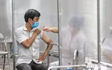 [ẢNH] Hà Nội trưng dụng nhà thi đấu 2.000 chỗ làm điểm tiêm vaccine Covid-19
