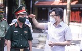 [ẢNH] Lịch trình dày đặc trong buổi kiểm tra chống dịch Covid-19 của Phó Thủ tướng Vũ Đức Đam tại Hà Nội