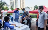 [ẢNH] Lịch trình dày đặc trong buổi kiểm tra chống dịch Covid-19 của Phó Thủ tướng Vũ Đức Đam tại Hà Nội