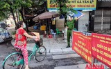 [ẢNH] Bên trong đoạn phố Đội Cấn dài 350m phải phong tỏa vì phát hiện chùm ca bệnh Covid-19