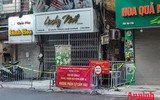 [ẢNH] Bên trong đoạn phố Đội Cấn dài 350m phải phong tỏa vì phát hiện chùm ca bệnh Covid-19
