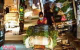 Hình ảnh khác biệt ở chợ đầu mối sầm uất nhất phía Nam Hà Nội ngày mở cửa trở lại