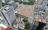 [ẢNH] Nhìn từ flycam lô đất dự án tỷ đô xây dựng Khu phức hợp Đại sứ quán Mỹ mới ở Hà Nội 