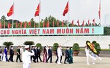 [Ảnh] Lãnh đạo Đảng, Nhà nước, TP Hà Nội vào Lăng viếng Chủ tịch Hồ Chí Minh nhân kỷ niệm 76 năm Quốc khánh 2/9