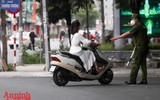 [ẢNH] Hà Nội ngày 2/9: Đường vắng hơn, vẫn có trường hợp ra đường sai mục đích