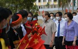 [Ảnh] Chủ tịch nước Nguyễn Xuân Phúc dự lễ khai giảng ở tỉnh 