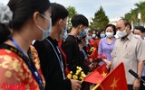 [Ảnh] Chủ tịch nước Nguyễn Xuân Phúc dự lễ khai giảng ở tỉnh 