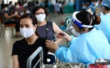 [ẢNH] Cận cảnh ngày đầu tiêm vaccine phòng Covid-19 diện rộng cho cư dân Times City