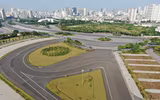 Đường đua F1 ở Hà Nội từng được mong chờ giờ nằm phơi mưa nắng...