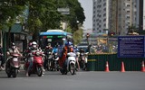 Xem thi công cầu vượt chữ C bằng thép hơn 120 tỷ đồng đầu tiên ở Hà Nội từ flycam